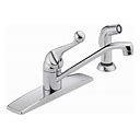 Delta 400LF-WF Classic Kitchen Faucet With Side Spray - Includes Lifetime Warranty Chrome Faucet Kitchen Single Handle