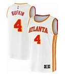 Youth Kobe Bufkin Fanatics White Atlanta Hawks Fast Break Replica Custom Jersey - Association Edition Size: Yth S