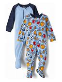 The Children's Place Baby And Toddler Boys Sport Snug Fit Cotton Footed One Piece Pajamas 2-Pack | Size 6-9 m | BLUE