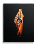 Kobe Bryant Poster 16"X20", Kobe Bryant Canvas Framed, Mamba Mentality Wall Art, Black Mamba Poster, NBA Poster, Basketball Poster (Style 1)