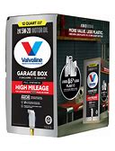 Valvoline Full Synthetic High Mileage With Maxlife Technology Motor Oil SAE 5W-20 12 QT Garage Box