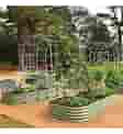 Vego Garden Modular Arched Single Section 1.5 Foot Trellis System