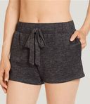 Jockey® Luxe Lounge Brushed Ribbed Shorts In Dark Grey Heather