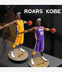 2024 Hot NBA Basketball Star Kobe Figure Model Black Mamba Roars Kobe Doll Model Movable Doll
