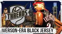 Allen Iverson single-handedly made the 76ers' black uniform iconic | Threads