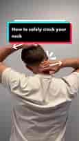 How to safely crack your neck #neckpain #neckcrack #neckpainrelief #neckstretches @sierradacre