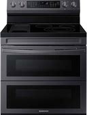 Samsung - 6.3 Cu. Ft. Smart Freestanding Electric Range With Flex Duo, No-Preheat Air Fry & Griddle - Black Stainless Steel
