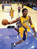 Inkvision Kobe Bryant Dunking - Sports/Basketball Poster - Measures 16 X 24 Inches