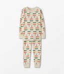 Girls' & Boys' Cake Long John Pajama Set In 100% Cotton - Size Little Kids 5 By Hanna Andersson
