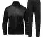 GYMELITE Men's Athletic Full Zip Tracksuit Set Fashion Workout Sweatsuit Track Long Sleeve Jackets And Pants 2 Piece Outfit